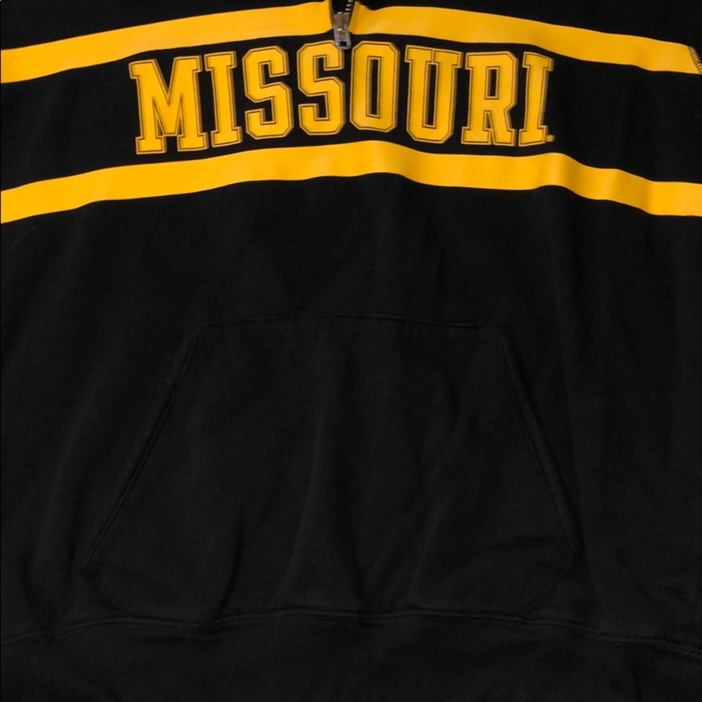 VS PINK Mizzou Quarter Zip SZ XS - Picture 3 of 4
